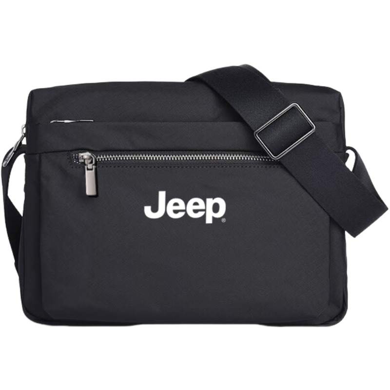 Jeep Oxford Crossbody Bags Regular Men's Black