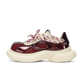 Ouder Street Year Of The Snake Limited, Classic And Versatile Vintage Trendy Low top Casual Shoes Women's Cherry Jam