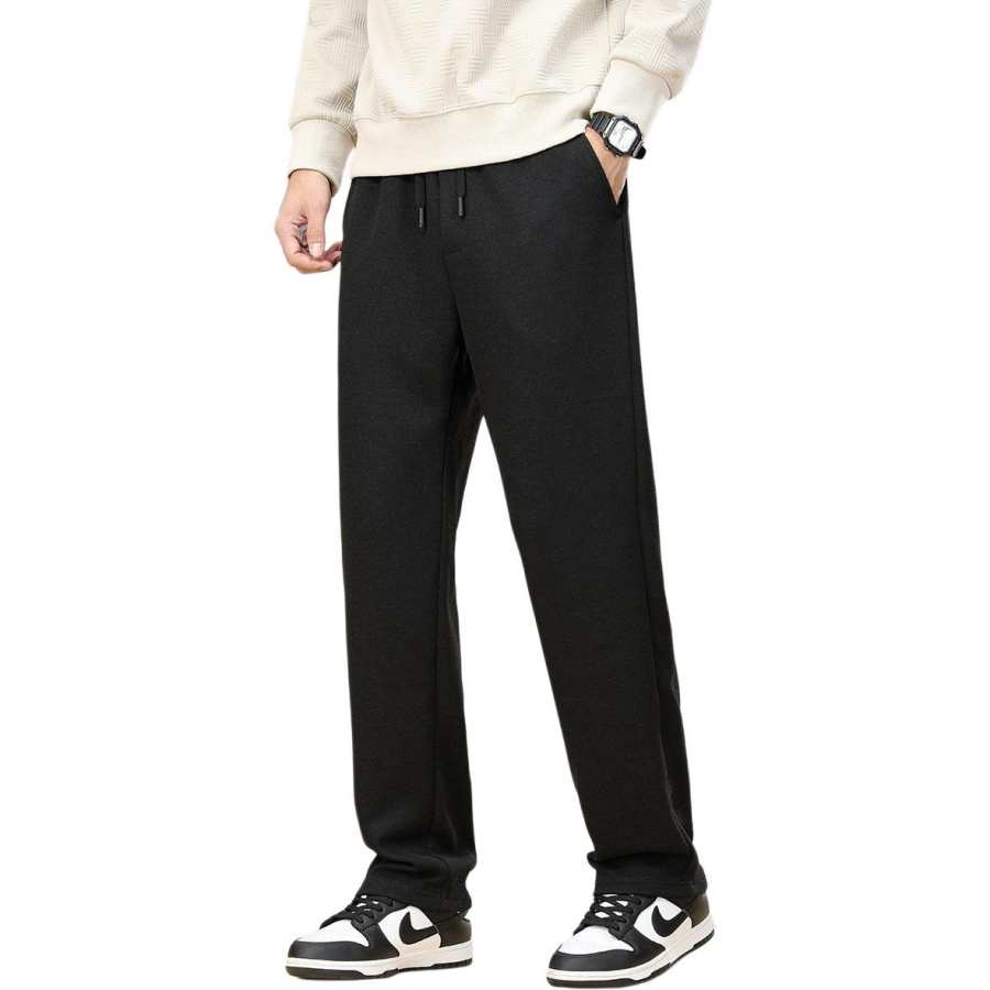 BALENO Casual Pants Men's Thickened Straight Fit Pants