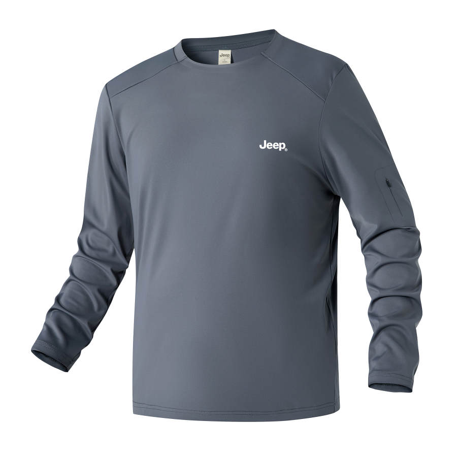 Jeep Casual Long Sleeved T Shirt Unisex