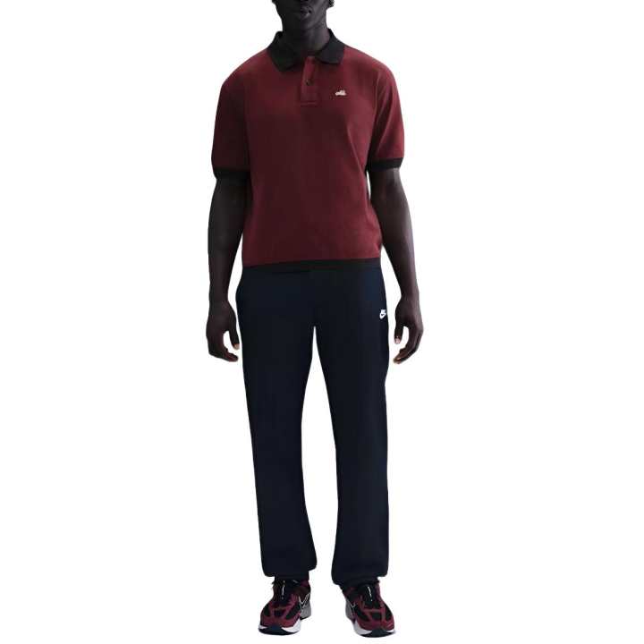 Nike Nike Polo Shirts Men's Dark Team Red/Black/Canvas Polo Collar Moderate