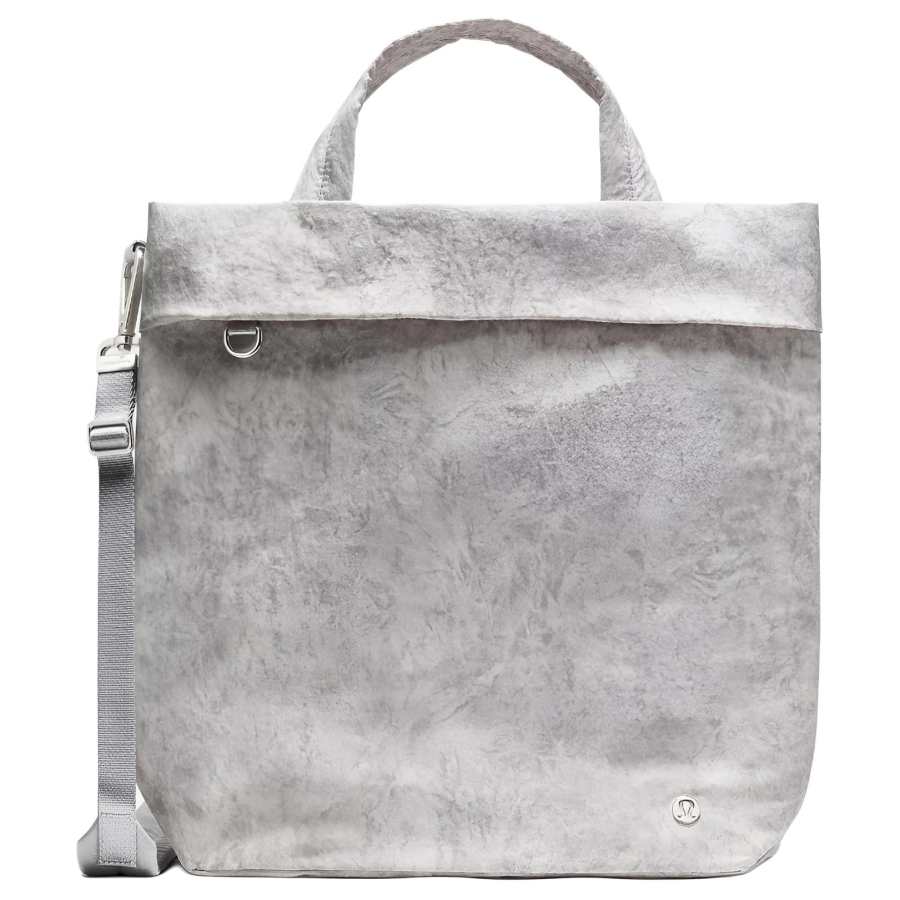 Lululemon On My Level Recycled Nylon Handbag Regular Women's Crispy Stones Steam Gray