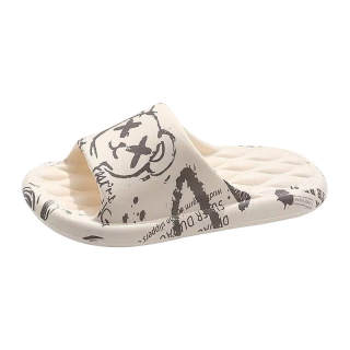 Xiang Ning Pai Slippers / Home Slippers White