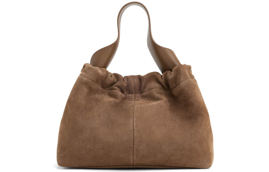 CHARLES&KEITH Synthetic Leather Cloud Bag Crossbody Handbag Small Women's Mocha Brown Mocha/Deep Olive Dark Olive