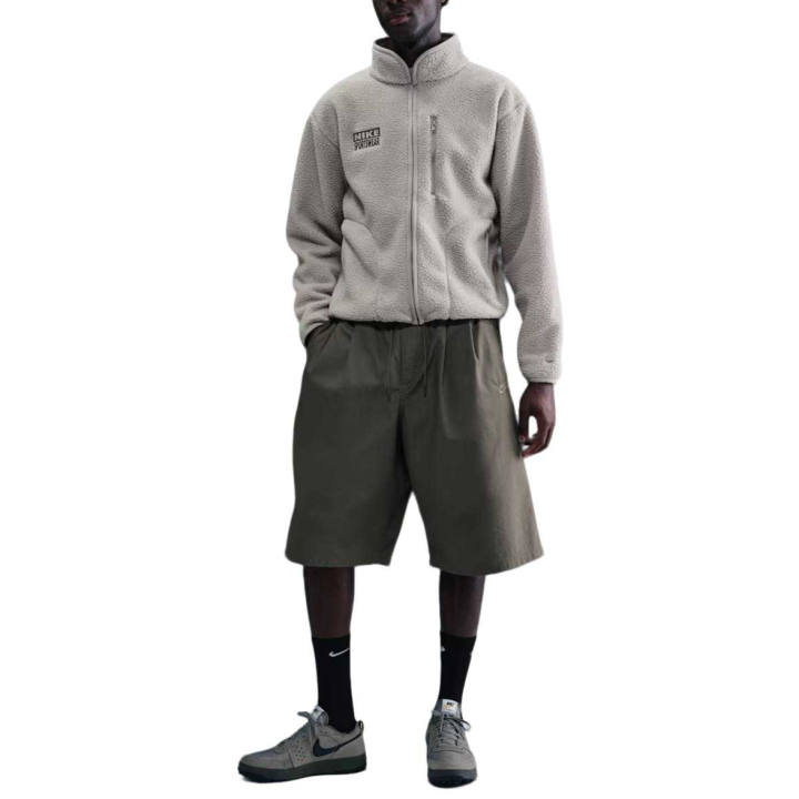 Nike Nike Club Jackets Men's Preppy Gray/Medium Gray/Preppy Gray Stand Collar Moderate Soft Shell