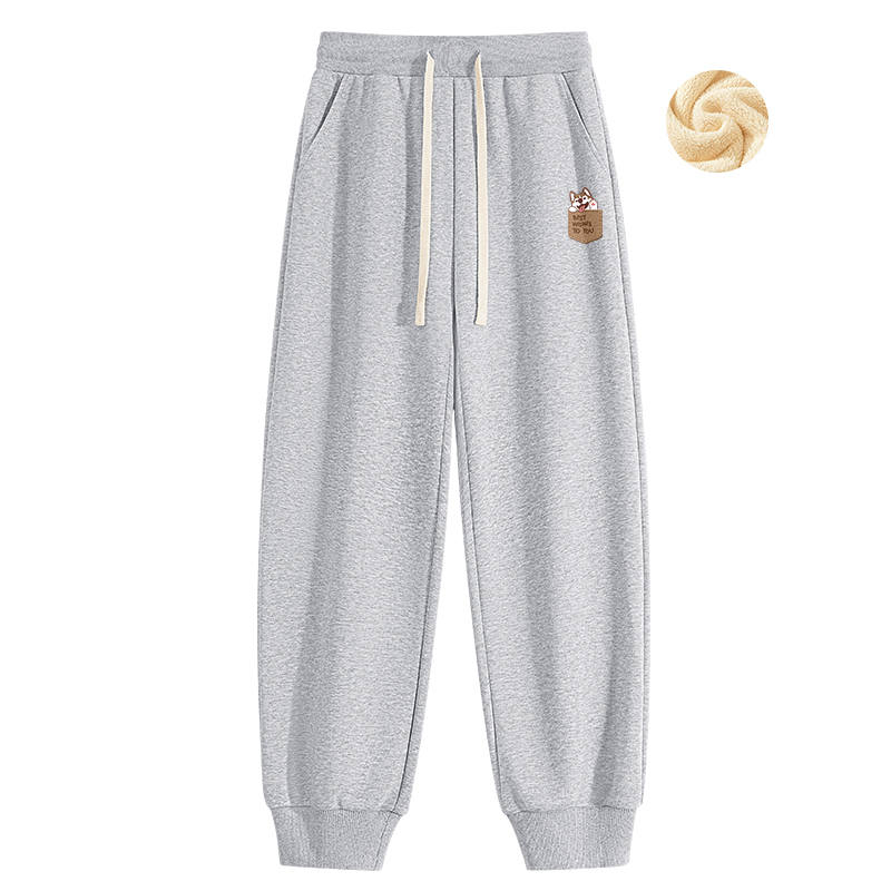 Tonlion Insulated Pants Unisex Thickened And Fleece Lined Skinny Pants