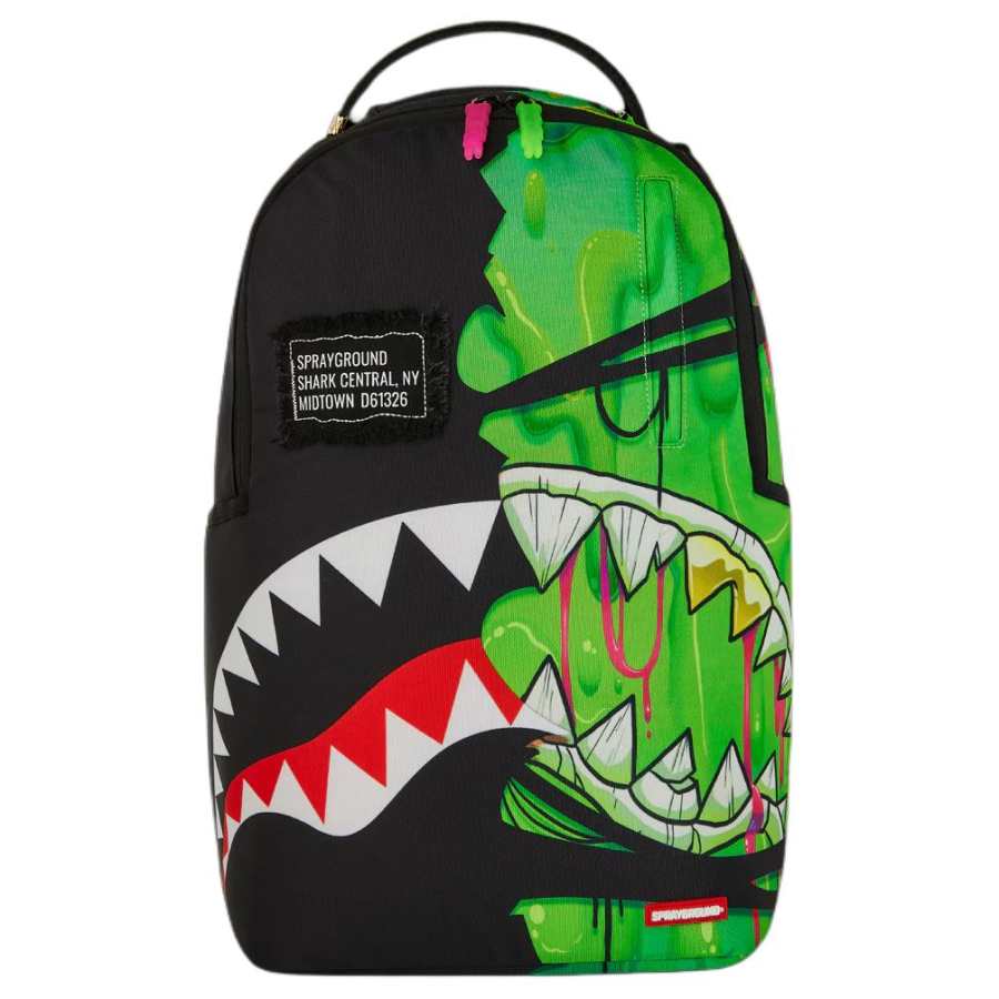 SPRAYGROUND SPRAYGROUND Polyester Backpack Unisex Black & Green