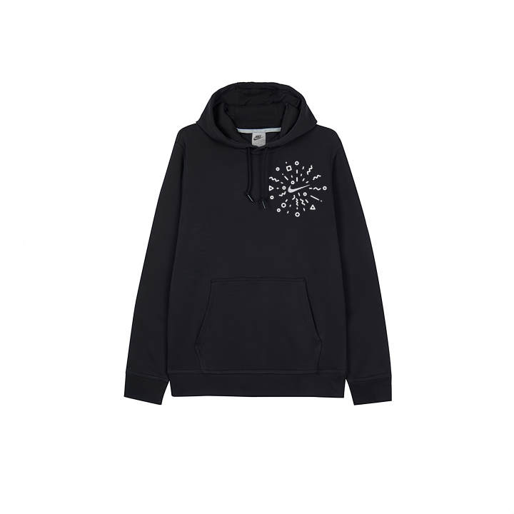 Nike Nike Sweatshirts Men's Black Hooded Thickened