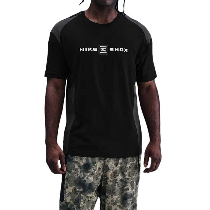 Nike Nike Sportswear T Shirts Men's Black/Anthracite/Black Crew Neck