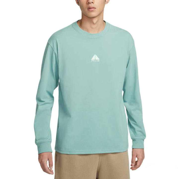 Nike Nike ACG Lungs T Shirts Men's Gannon Green Crew Neck