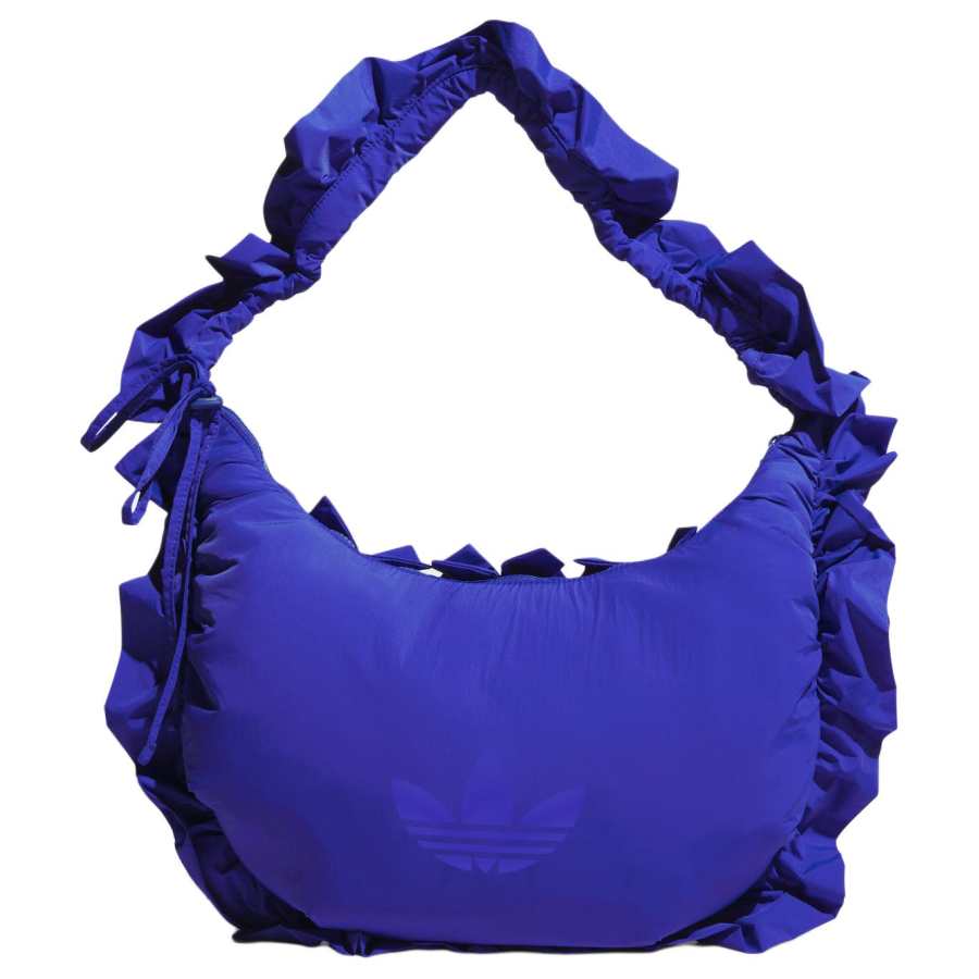 Adidas Originals RUFFLE Recycled Polyamide Handbag Large Women's Bright Blue