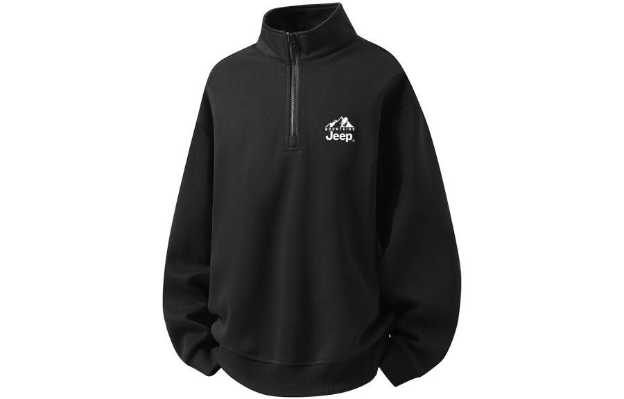 Jeep Jeep Sweatshirts Unisex Stand Collar Moderate Regular