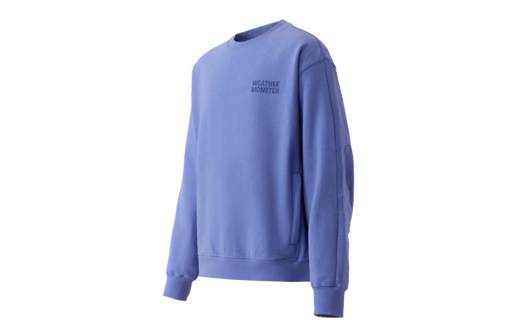KOLON SPORT Sweatshirts Unisex Violet VI Crew Neck Thickened Other