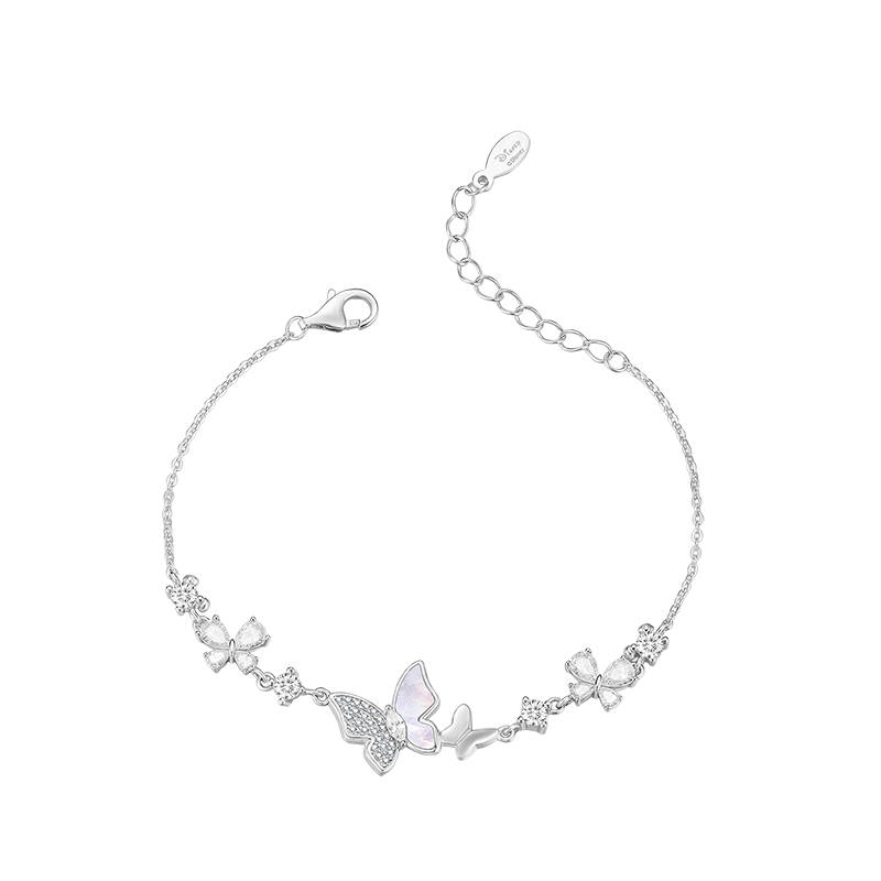 Disney 925 Sterling Silver Bracelets Women's Silver