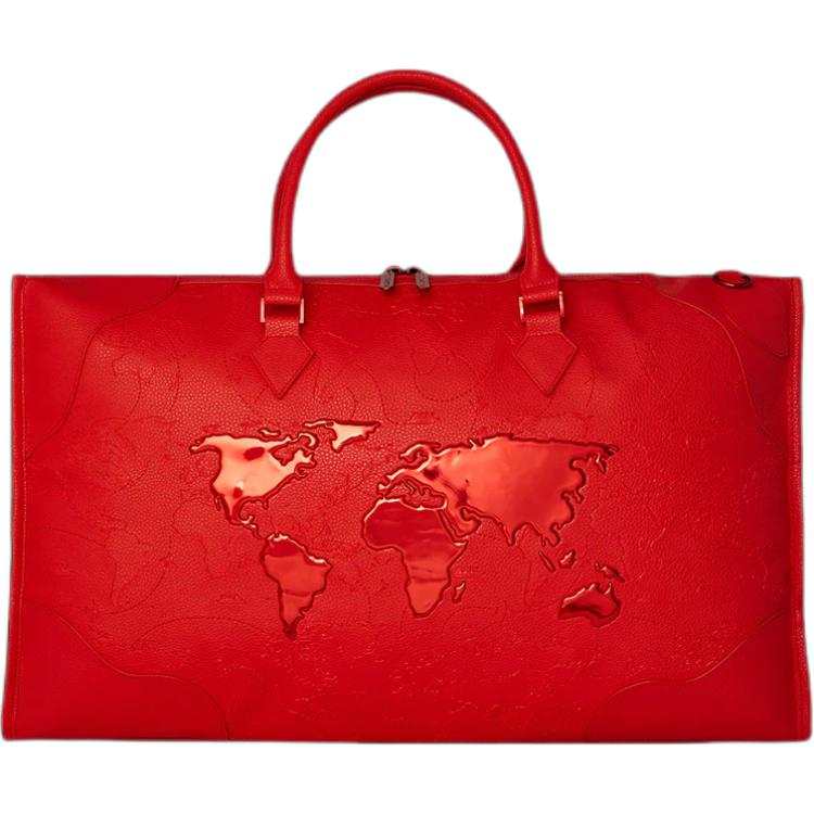 SPRAYGROUND 47L Artificial Leather Travel Bag Women's Red