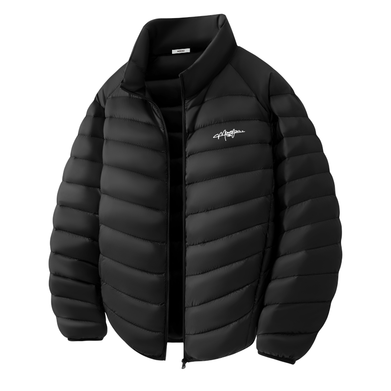MINISO MINISO Down Jackets Unisex Stand Collar Lightweight Quilted Down Jacket