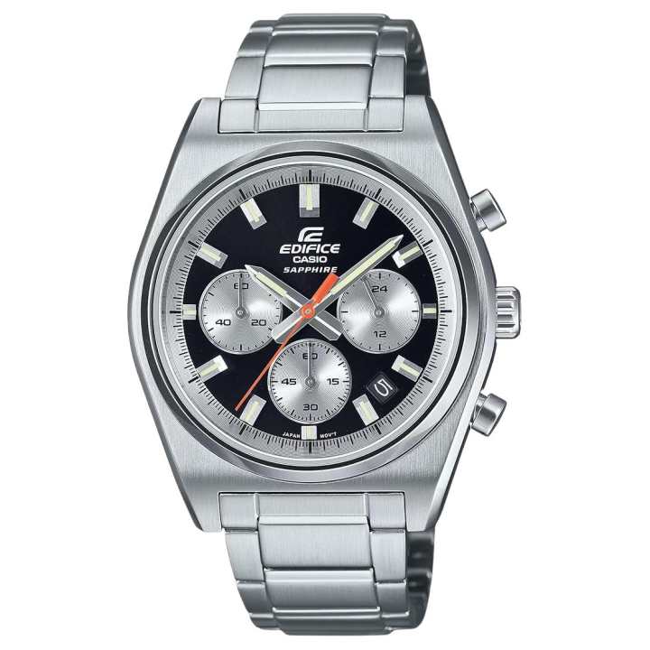 CASIO CASIO EDIFICE Quartz Movement Stainless Steel Strap Watch Men's Watches Black Dial