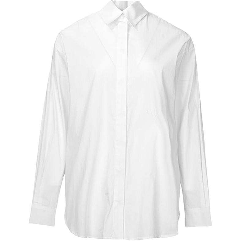 PINKO Shirts Women's White Lapel Moderate Other