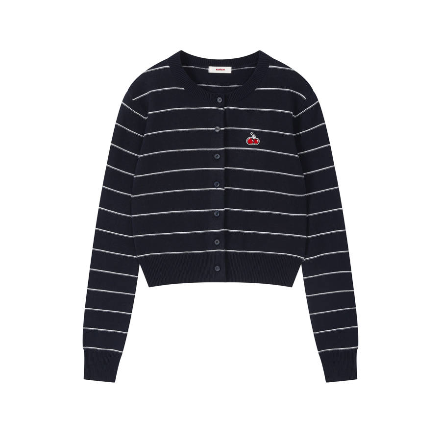 Kirsh Knitwear Women's Crew Neck Moderate Cardigan