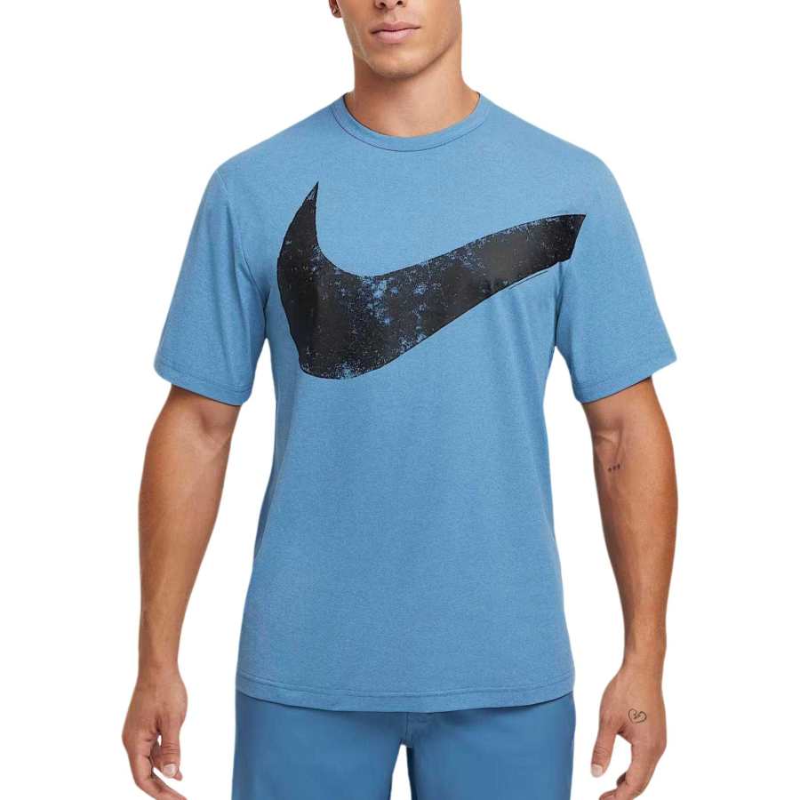 Nike Nike HYVERSE T Shirts Men's Aegean Storm/Black Crew Neck