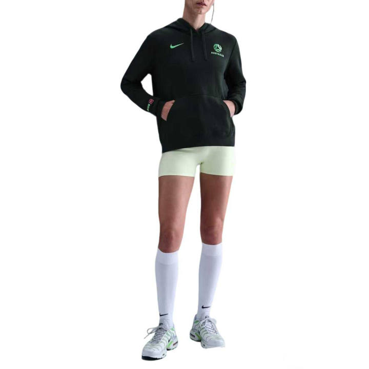 Nike Nike Club Sweatshirts Women's Night Forest/Poison Green Hooded Moderate Regular