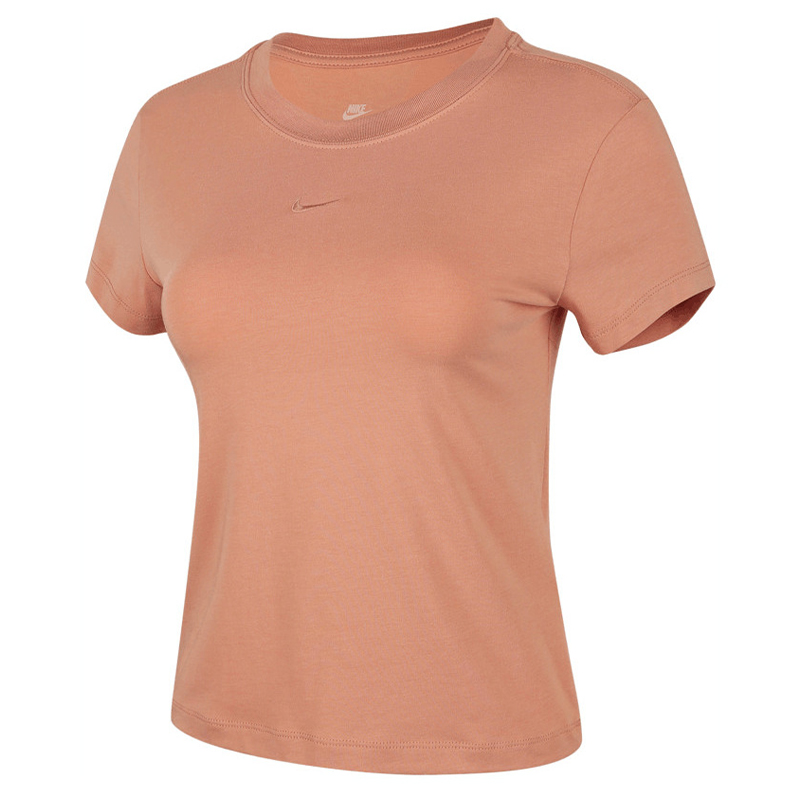 Nike Nike T Shirts Women's Rose Gold Crew Neck Moderate