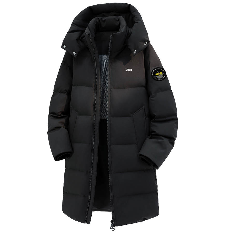 Jeep Jeep Down Jackets Unisex Hooded Moderate Puffer Jacket