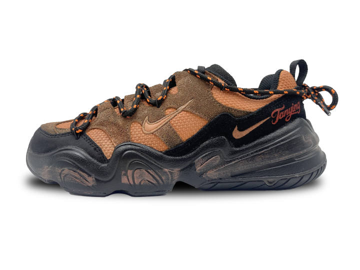 Nike Nike Tech Hera Dark Brown Explorer Cushioning, Wear Resistant Low top Casual Shoes Men's Brown Orange