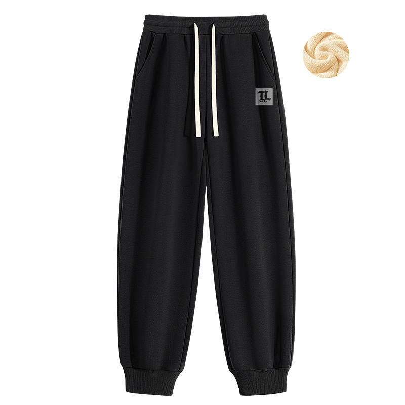 Tonlion Insulated Pants Unisex Thickened And Fleece Lined Skinny Pants