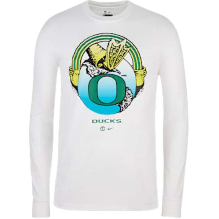 Nike Nike "Duckin' to Eugene" Men's Long-Sleeve Cotton T-Shirt