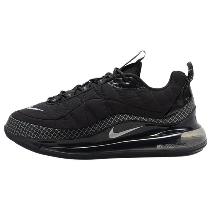Nike Nike Air Max 720 818 Black Textile, Synthetic Leather Lightweight Low top Casual Shoes Unisex Black