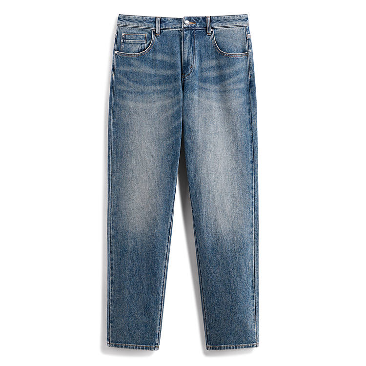 PEACEBIRD MEN Jeans Men's Denim Medium Blue 1 Slim Fit Pants