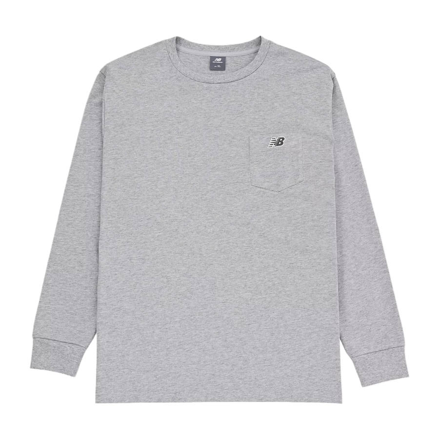 New Balance New Balance Embroidered NB Pocket Long Sleeve T Shirt Men's