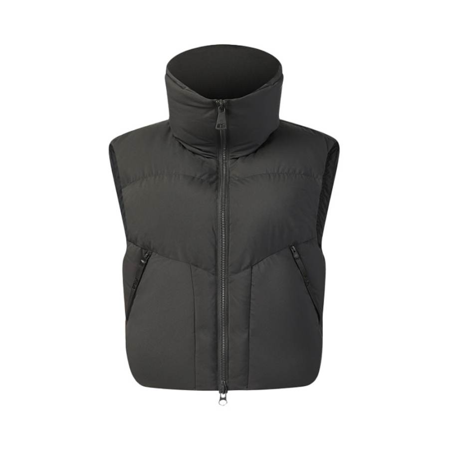 FILA Golf Down Vest Women's Carbon Black Gray