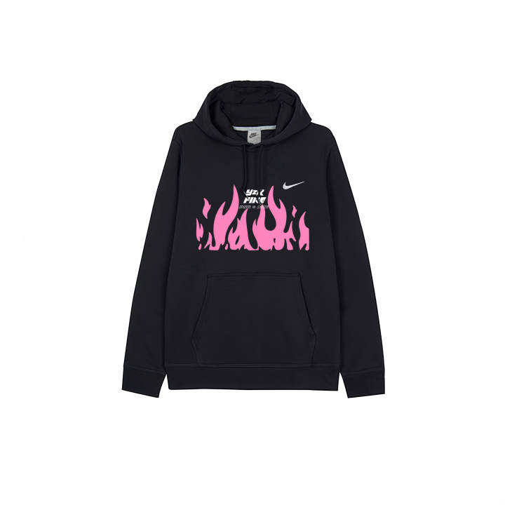 Nike Nike Sweatshirts Men's Black Hooded Thickened