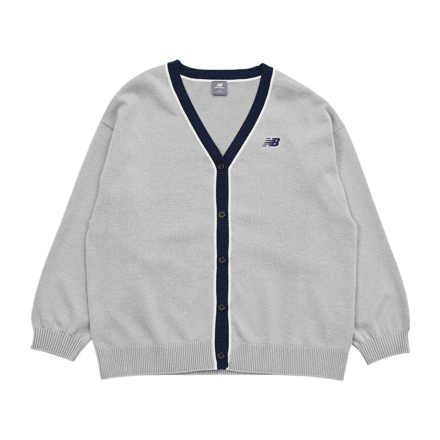 New Balance New Balance Knitwear Women's Slate Gray V Neck Moderate