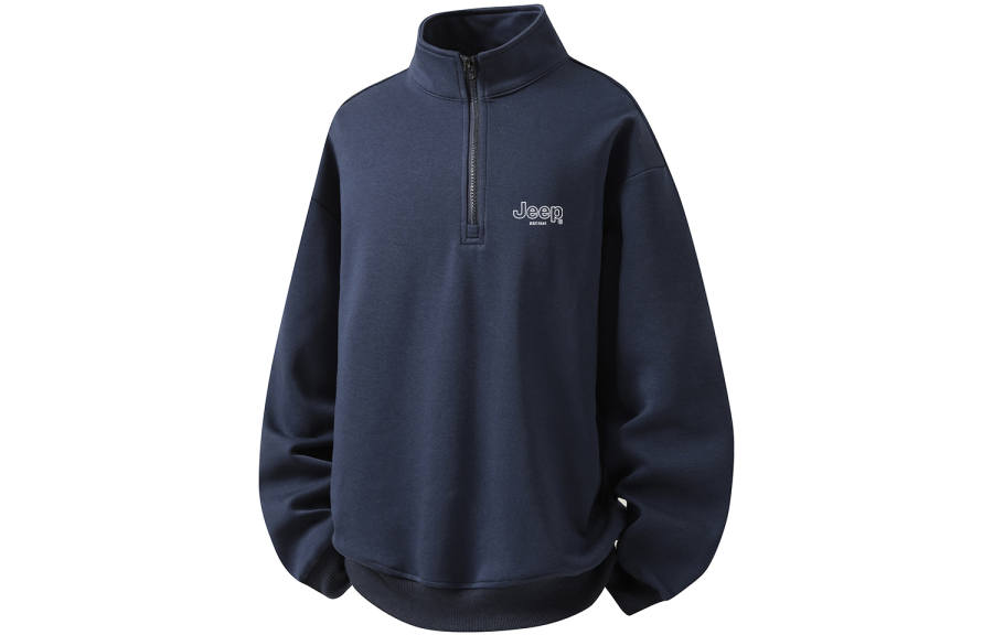 Jeep Jeep Sweatshirts Unisex Stand Collar Moderate Regular