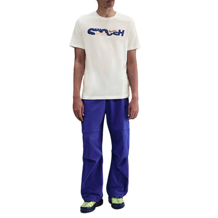 Nike Nike Sportswear T Shirts Men's Ecru Crew Neck Moderate