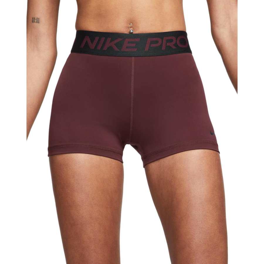Nike Nike Pro Sports Shorts Women's Dark Burgundy/Black/Black Moderate