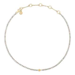 PHILIPP PLEIN Crystal embellished Tennis Necklace
