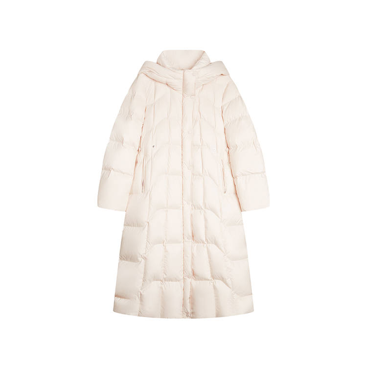 ELLE ELLE Down Jackets Women's White Hooded