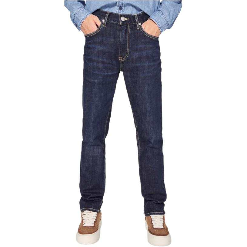 Lee Lee Jeans Unisex Dark Blue Moderate Straight Fit Pants