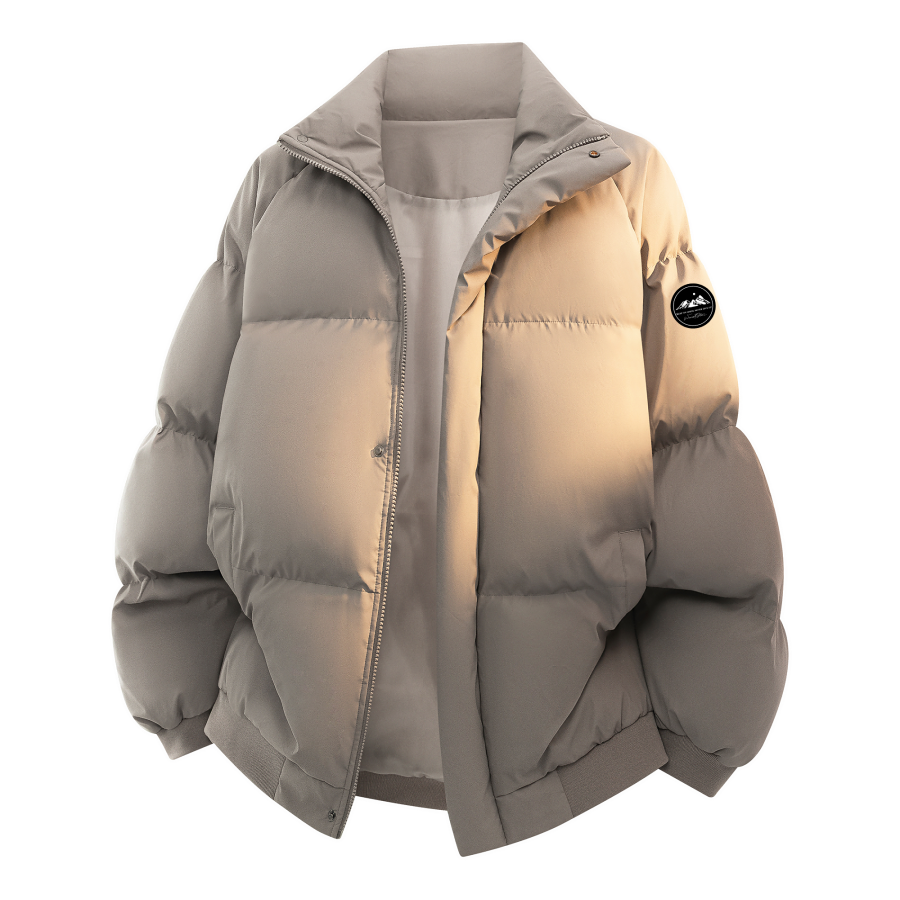 WARRIOR WARRIOR Puffer Jackets Women's Stand Collar Thickened Padded Puffer Jacket