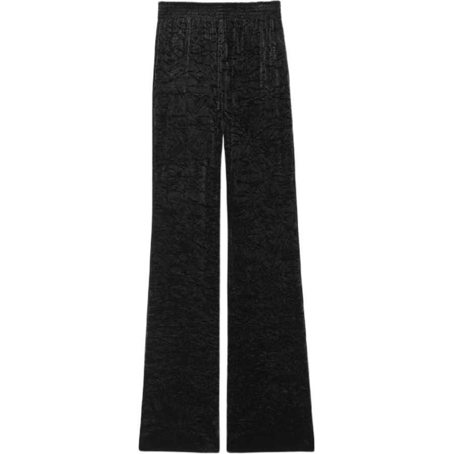 SAINT LAURENT Wide Leg Velvet Trousers