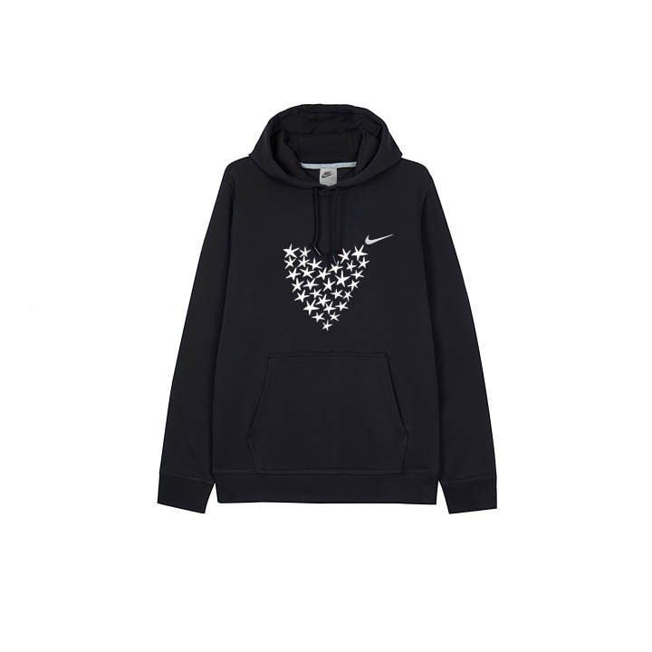 Nike Nike Sweatshirts Men's Black Hooded Thickened