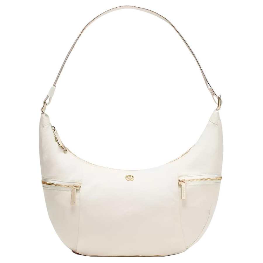 Lululemon Lululemon Nylon Shoulder Bag Women's White