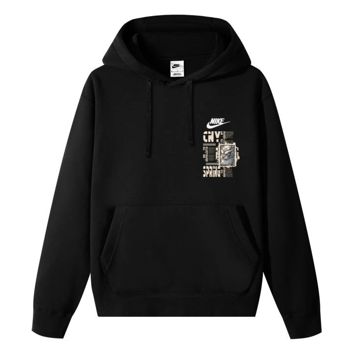 Nike Nike Sweatshirts Unisex Black Hooded Thickened Other