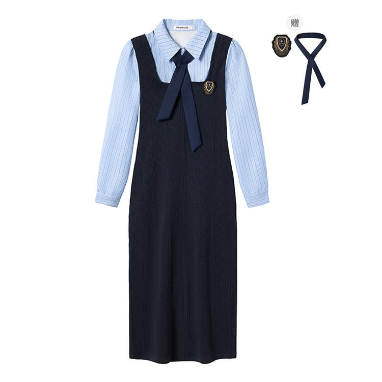 Fabric Pig Long Sleeved Dress Women's