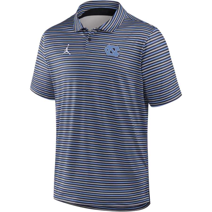 Jordan Jordan North Carolina Tour Stripe Men's Jordan Brand Dri-FIT College Polo