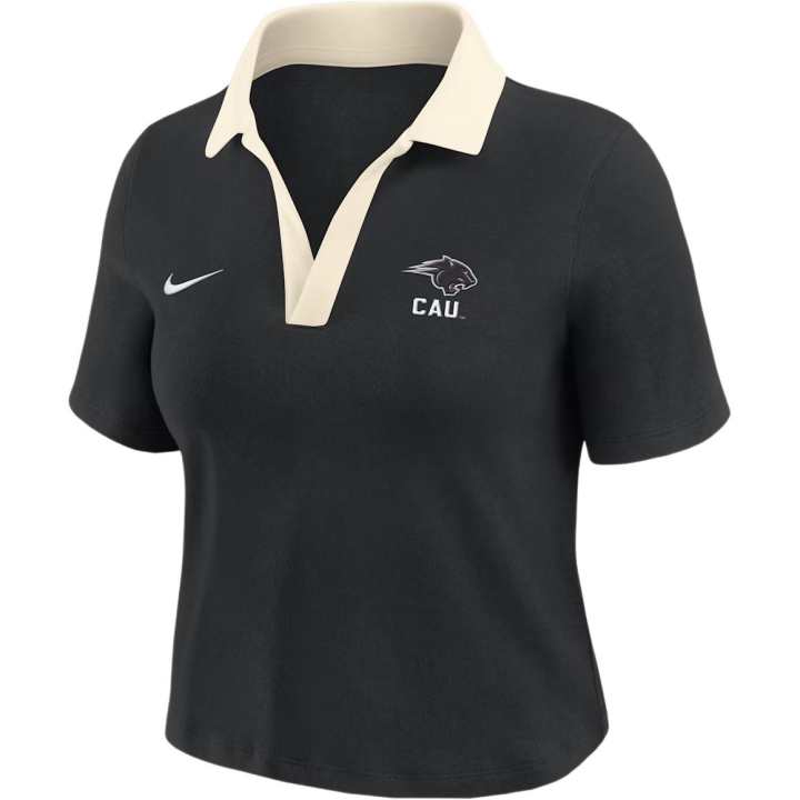 Nike Nike College (Clark Atlanta University) Women's Short-Sleeve Polo Crop Top